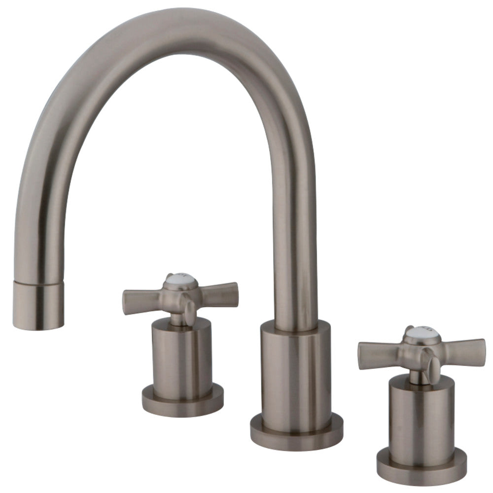 Kingston Brass KS8328ZX Millennium Roman Tub Faucet, Brushed Nickel - BNGBath