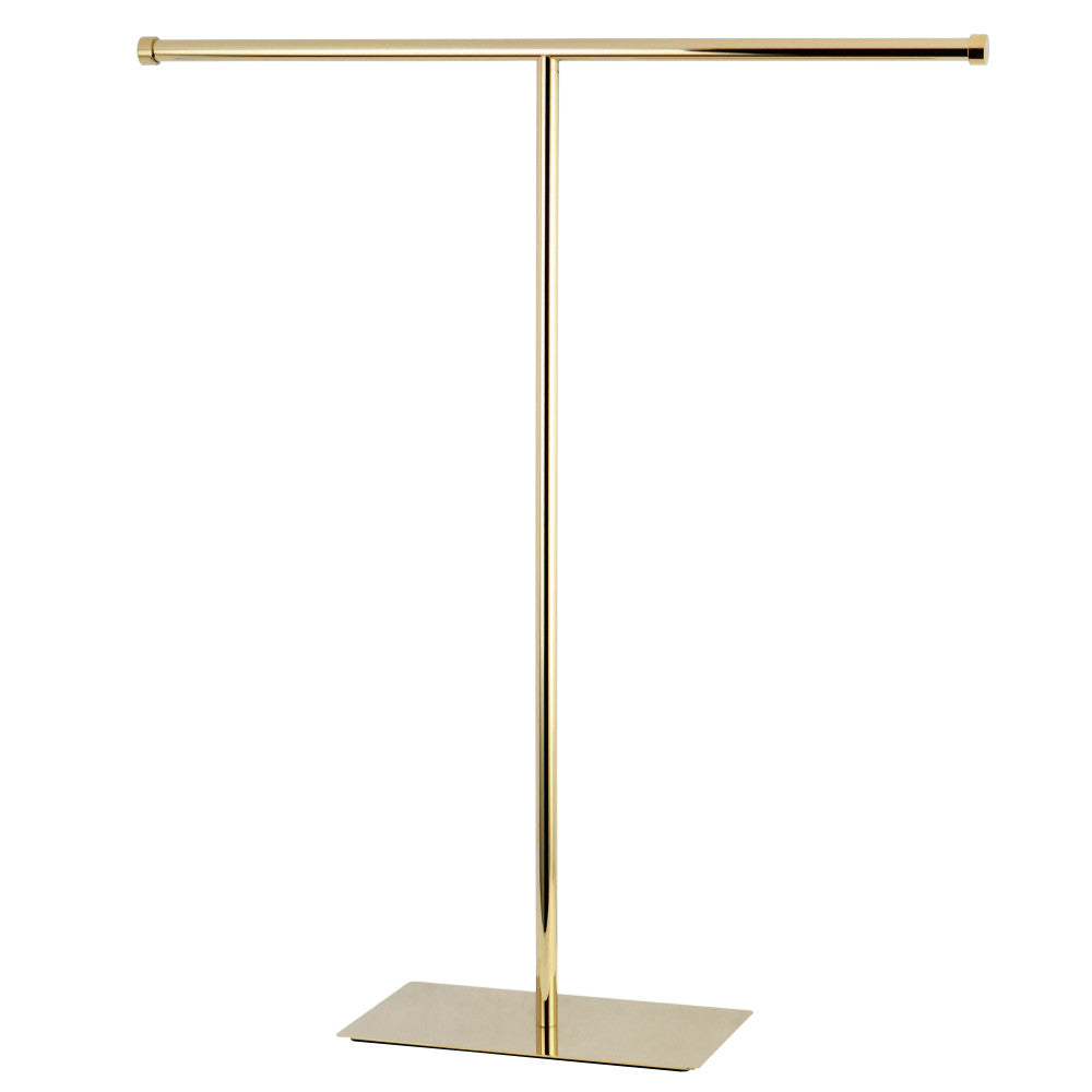 Kingston Brass CC8202 Claremont T-Shape Towel Rack, Polished Brass - BNGBath