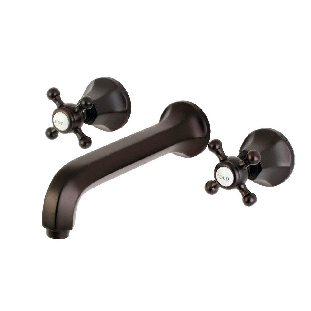 Kingston Brass KS4125BX Wall Mount Bathroom Faucet, Oil Rubbed Bronze - BNGBath