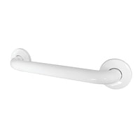 Thumbnail for Kingston Brass GB1412CSW Made To Match 12-Inch Stainless Steel Grab Bar, White - BNGBath