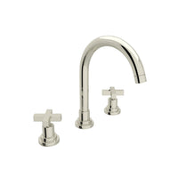 Thumbnail for ROHL Lombardia C-Spout Widespread Bathroom Faucet - BNGBath