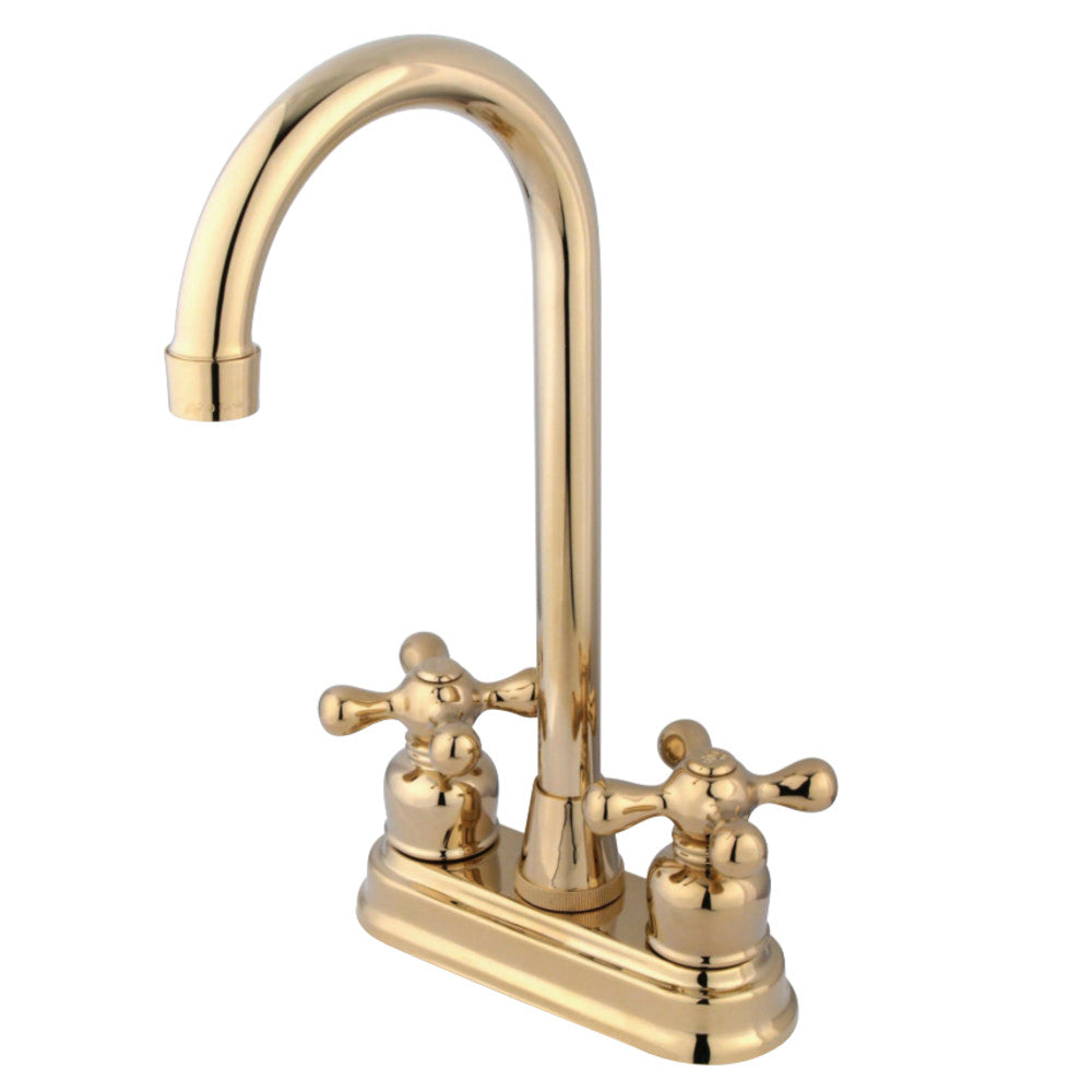 Kingston Brass KB492AX Bar Faucet, Polished Brass - BNGBath