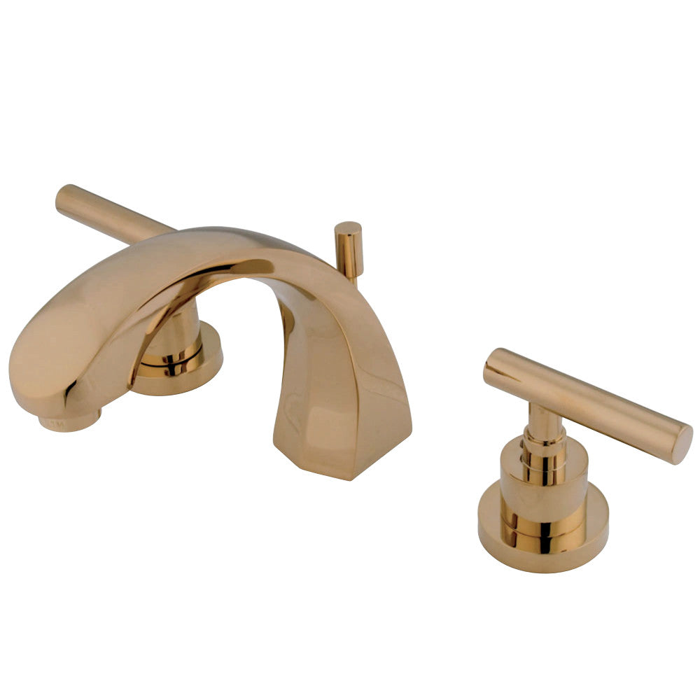 Kingston Brass KS4982CML 8 in. Widespread Bathroom Faucet, Polished Brass - BNGBath