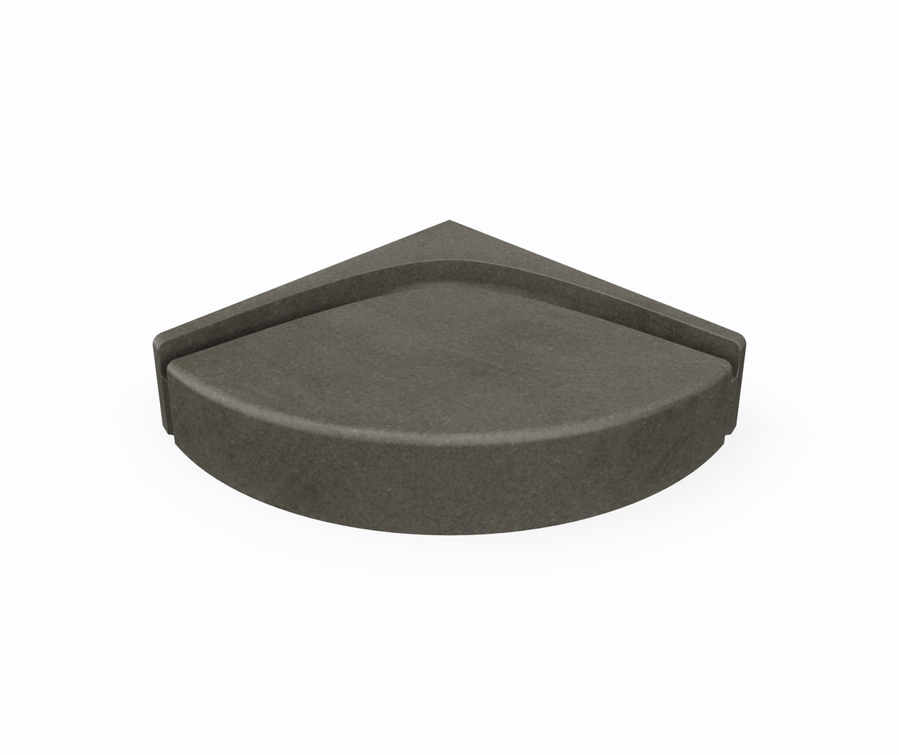 CS-1616 Corner Shower Seat in Charcoal Gray