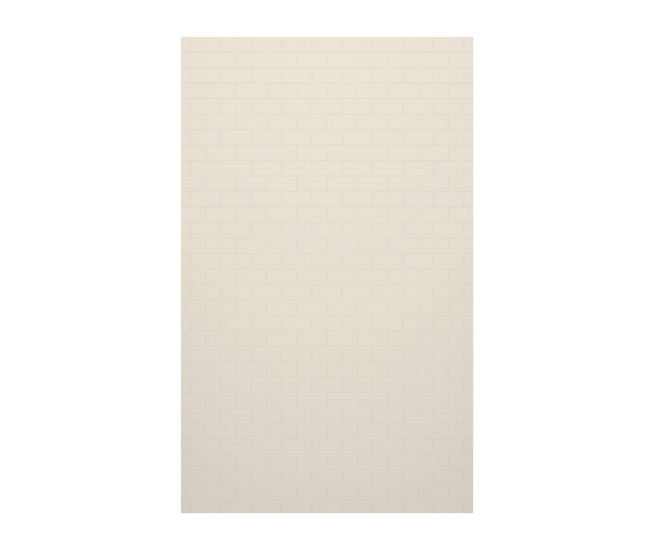 Swanstone 62-in x 96-in Shower Wall Panel 3" X 6" Subway Tile - BNGBath