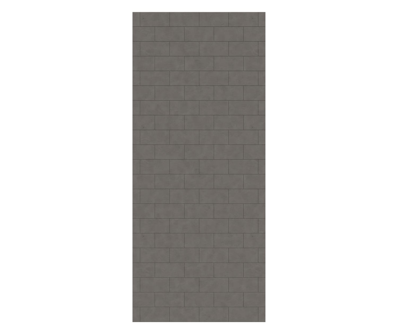 MTMK-8442-1 42 x 84 Swanstone Metro Subway Tile Glue up Bathtub and Shower Single Wall Panel  - BNGBath