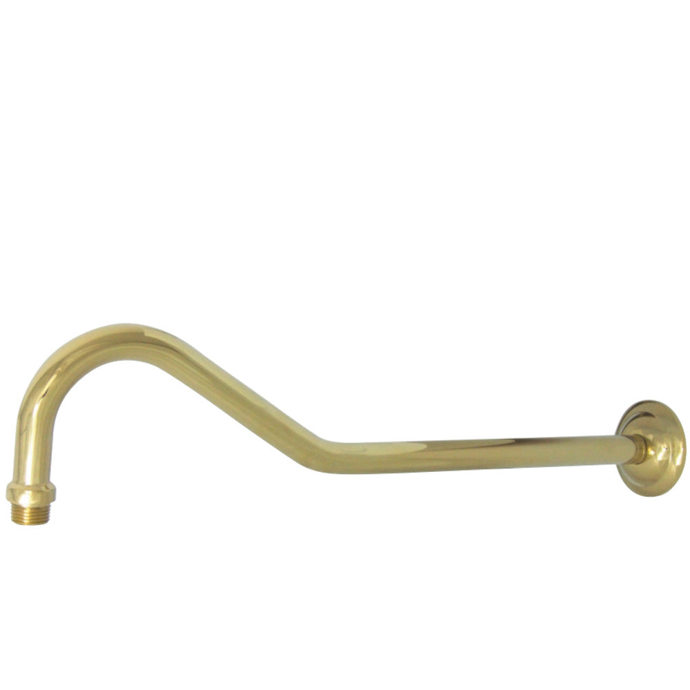 Kingston Brass K117C2 Restoration 17" Shower Arm, Polished Brass - BNGBath