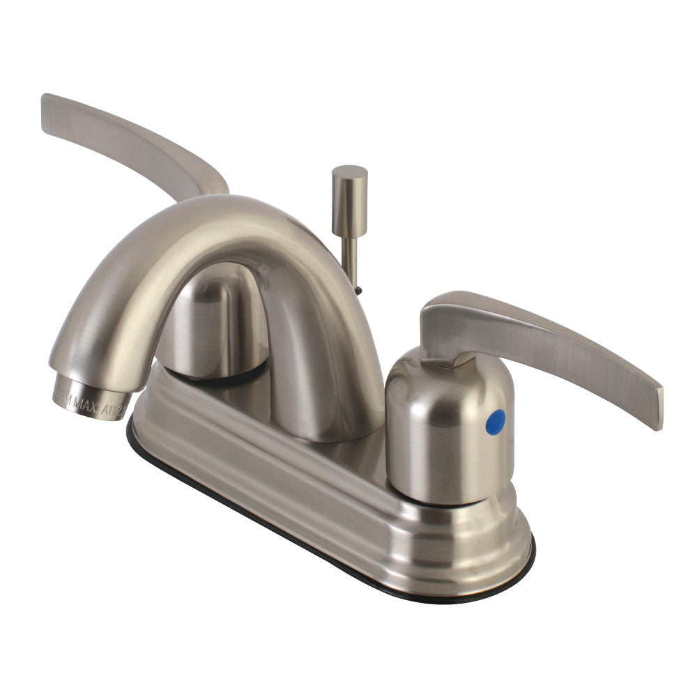 Kingston Brass KB8618EFL 4 in. Centerset Bathroom Faucet, Brushed Nickel - BNGBath