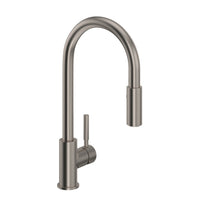 Thumbnail for ROHL Lux Side Handle Stainless Steel Pulldown Kitchen Faucet - BNGBath