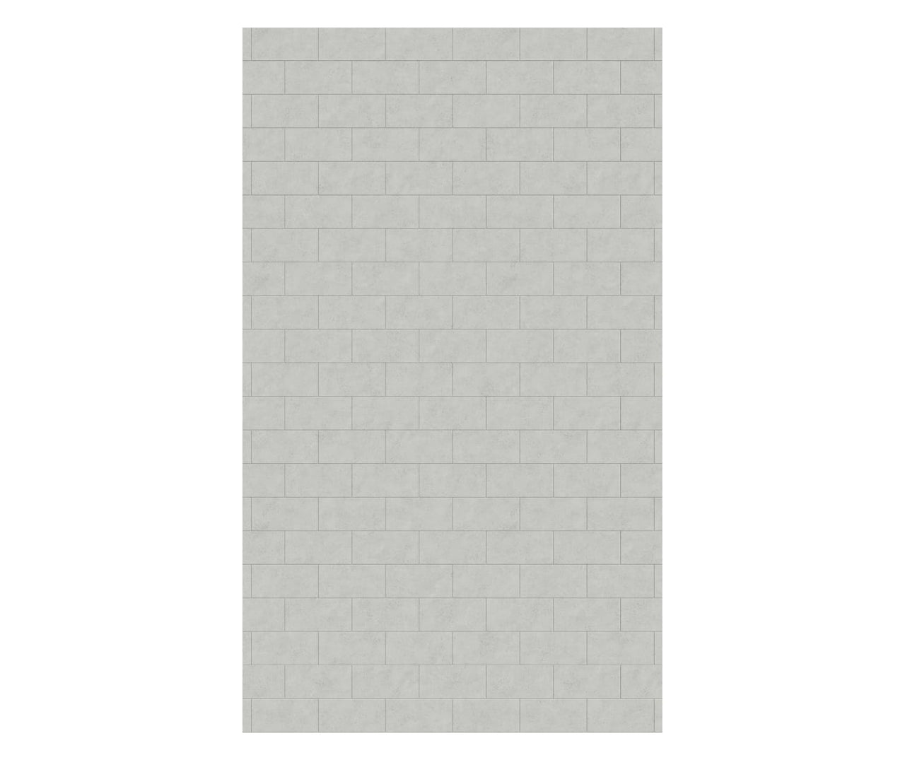 MTMK-8450-1 50 x 84 Swanstone Metro Subway Tile Glue up Bathtub and Shower Single Wall Panel  - BNGBath