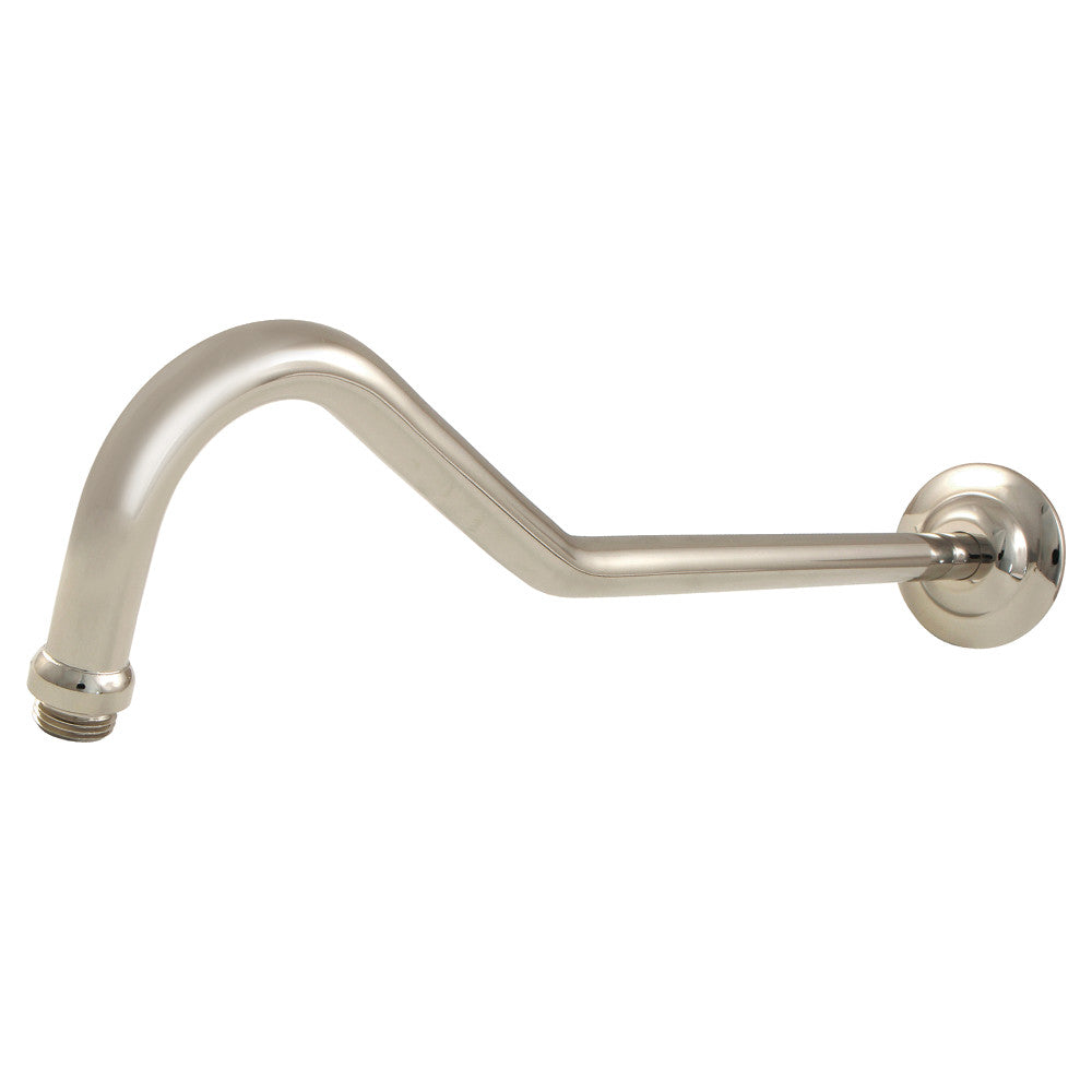 Kingston Brass K117C6 Restoration 17" Shower Arm, Polished Nickel - BNGBath