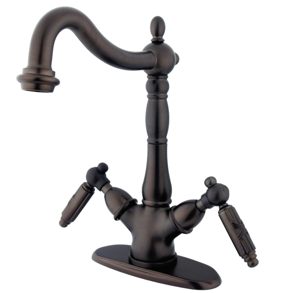 Kingston Brass KS1495GL Vessel Sink Faucet, Oil Rubbed Bronze - BNGBath