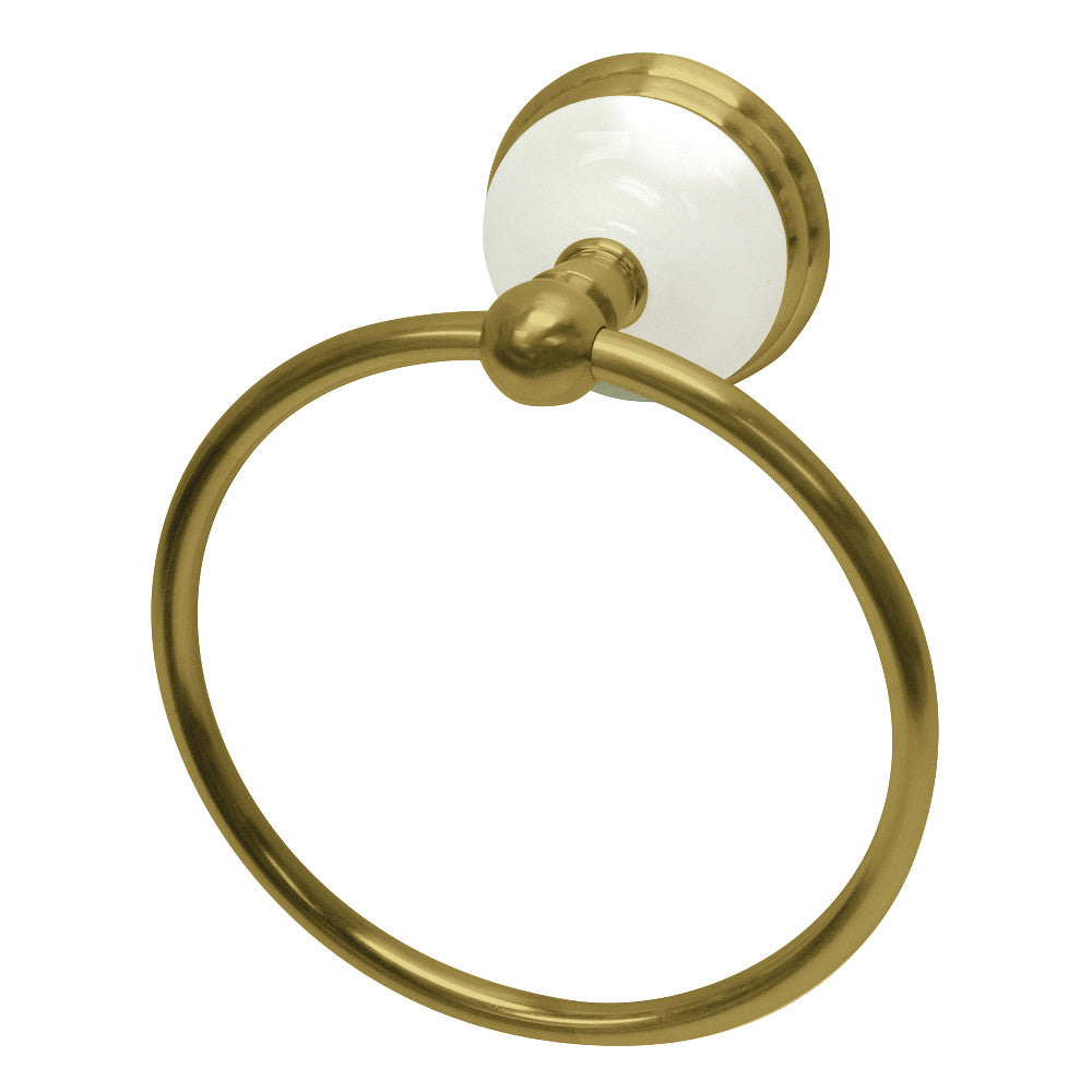 Kingston Brass BA1114BB Victorian Towel Ring, Brushed Brass - BNGBath