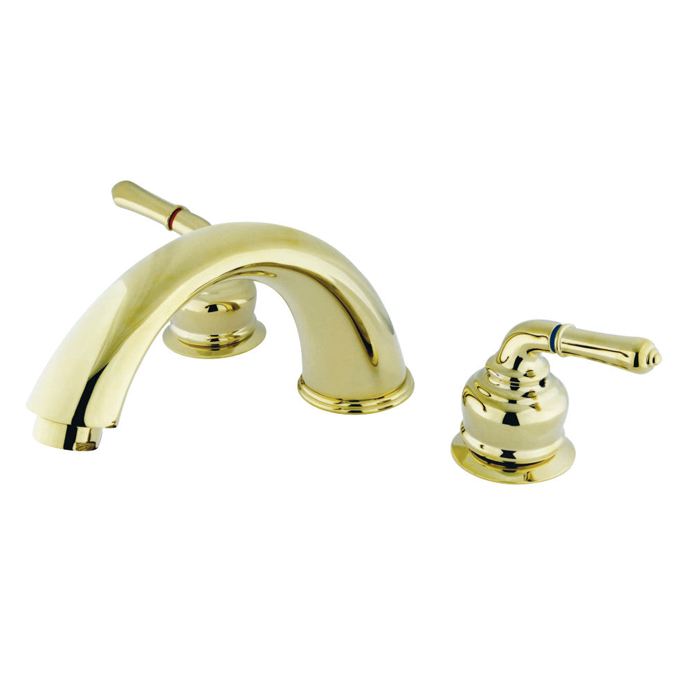 Kingston Brass KC362 Magellan Roman Tub Faucet, Polished Brass - BNGBath