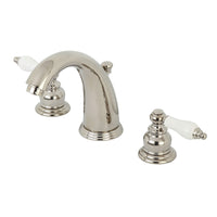 Thumbnail for Kingston Brass KB986PLPN Victorian 2-Handle 8 in. Widespread Bathroom Faucet, Polished Nickel - BNGBath