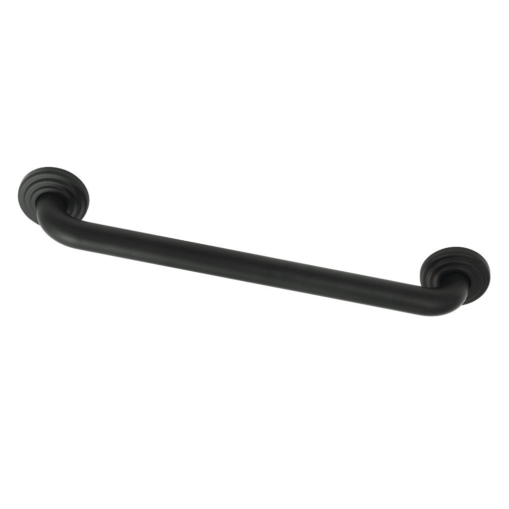 Kingston Brass DR314180 Restoration 18-Inch X 1-1/4-Inch OD Decorative Grab Bar, Matte Black - BNGBath