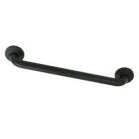 Thumbnail for Kingston Brass DR314180 Restoration 18-Inch X 1-1/4-Inch OD Decorative Grab Bar, Matte Black - BNGBath