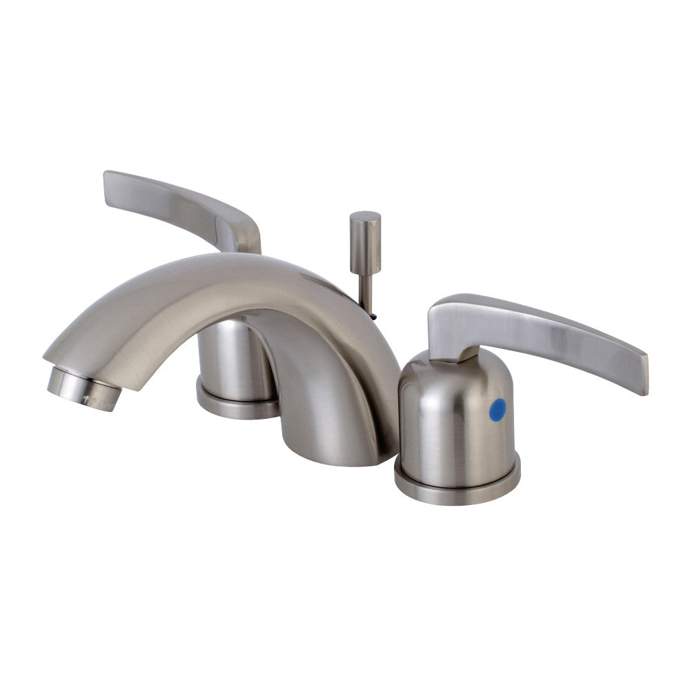 Kingston Brass KB8958EFL Mini-Widespread Bathroom Faucet, Brushed Nickel - BNGBath