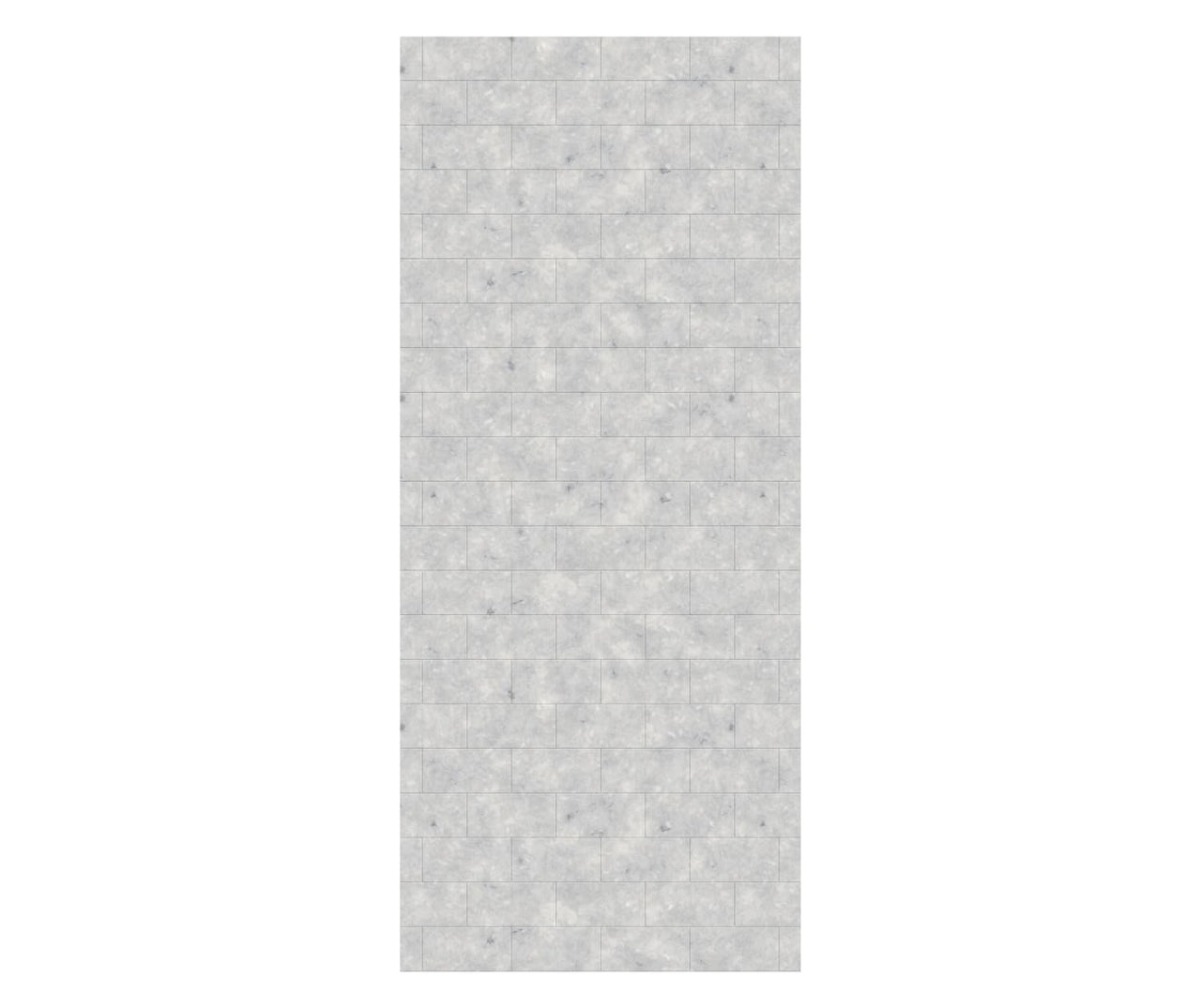 MTMK-8436-1 36 x 84 Swanstone Metro Subway Tile Glue up Bathtub and Shower Single Wall Panel  - BNGBath