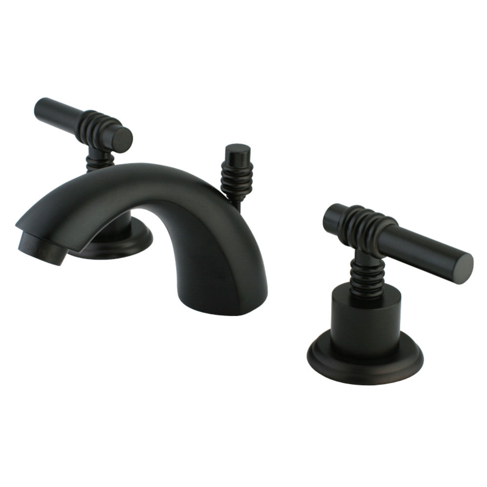 Kingston Brass KS2955ML Mini-Widespread Bathroom Faucet, Oil Rubbed Bronze - BNGBath