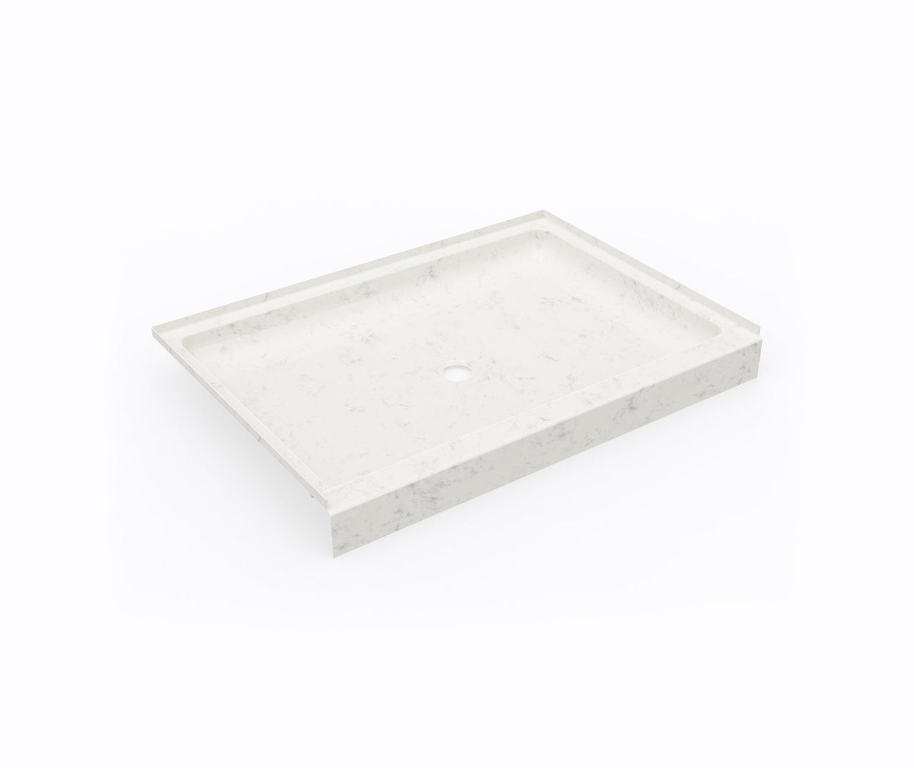 Swanstone Solid Surface 48 x 34 Shower Base with Center Drain - BNGBath