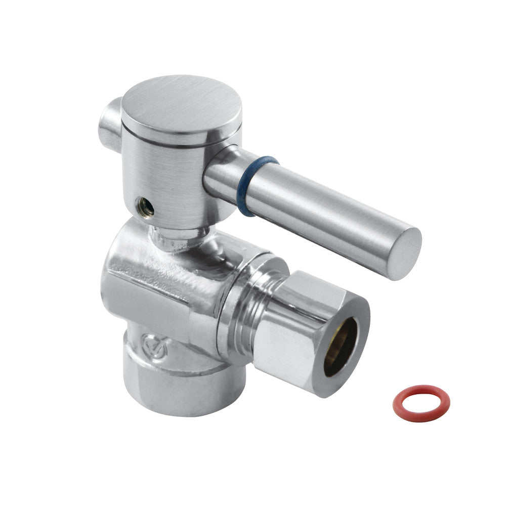 Fauceture CC43201DL 1/2" Sweat x 3/8" OD Comp Angle Stop Valve, Polished Chrome - BNGBath