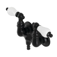 Thumbnail for Aqua Vintage AE35T0 Vintage 3-3/8 Inch Wall Mount Tub Faucet, Matte Black - BNGBath