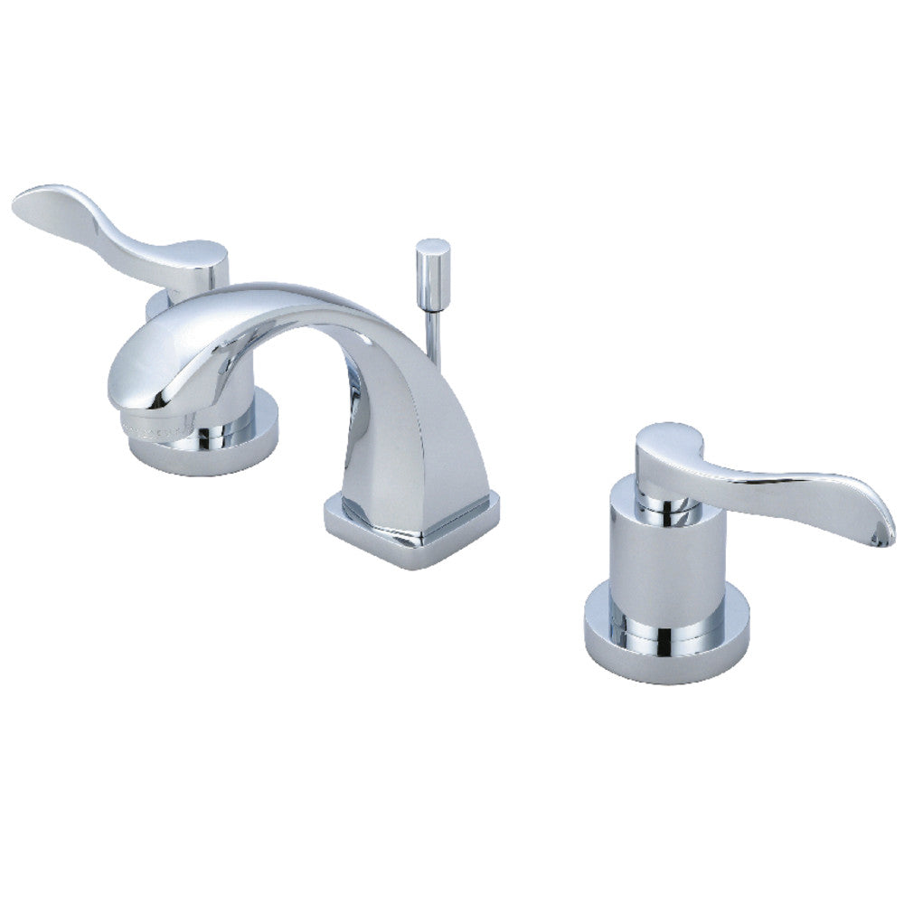 Kingston Brass KS4941DFL NuWave Widespread Bathroom Faucet, Polished Chrome - BNGBath