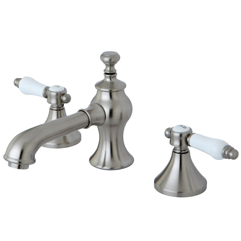 Kingston Brass KC7068BPL 8 in. Widespread Bathroom Faucet, Brushed Nickel - BNGBath