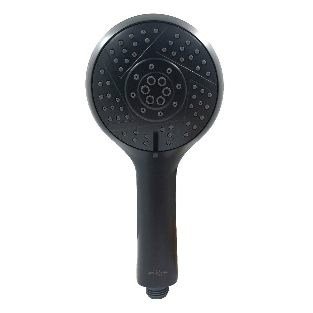 Kingston Brass KXH154A0 Vilbosch 5-Function Hand Shower, Matte Black - BNGBath