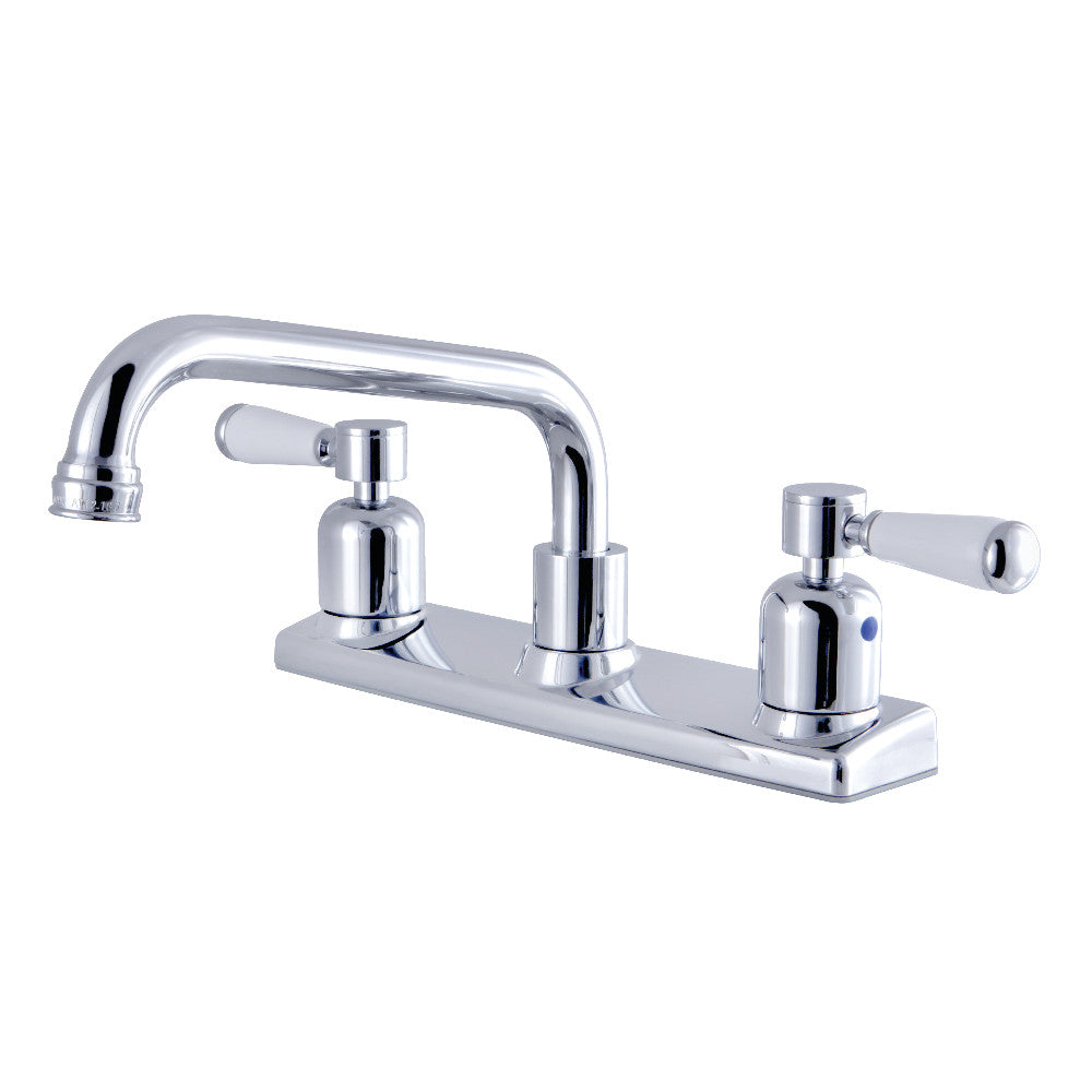 Kingston Brass FB2131DPL Paris 8-Inch Centerset Kitchen Faucet, Polished Chrome - BNGBath