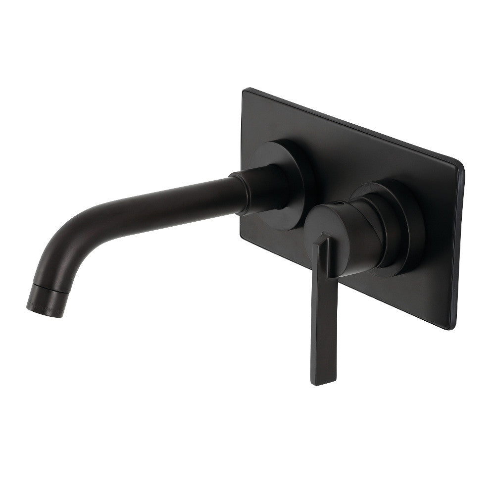 Kingston Brass KS8110CTL Single-Handle Wall Mount Bathroom Faucet, Matte Black - BNGBath