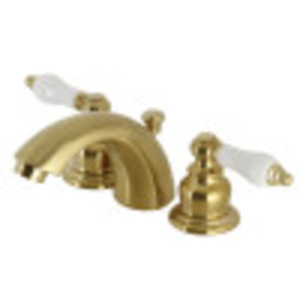 Kingston Brass KB957PLSB Victorian Mini-Widespread Bathroom Faucet, Brushed Brass - BNGBath