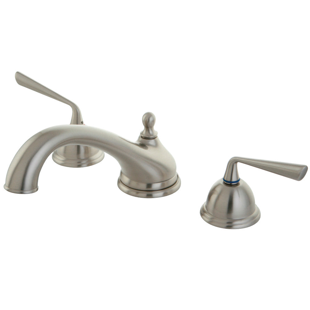 Kingston Brass KS3358ZL Silver Sage Roman Tub Faucet, Brushed Nickel - BNGBath