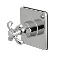 Thumbnail for Kingston Brass KS3041TX 3-Way Diverter Valve with Trim Kit, Polished Chrome - BNGBath