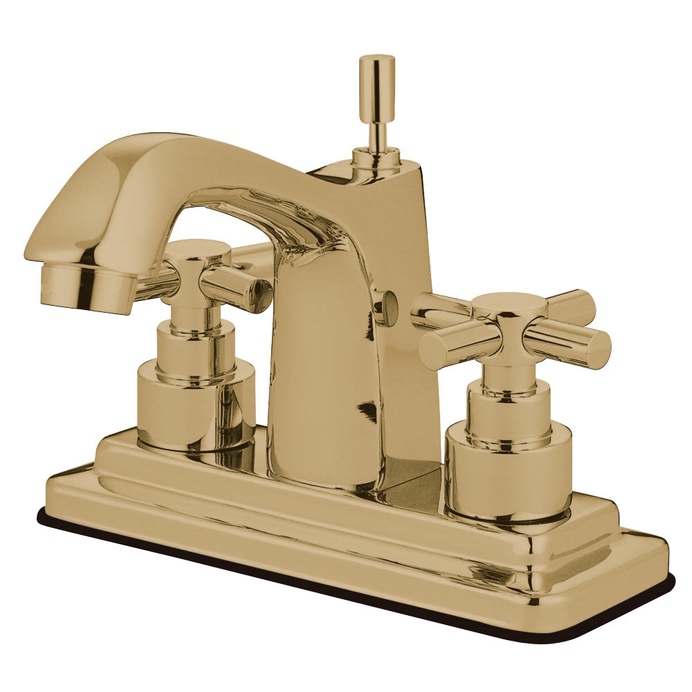 Kingston Brass KS8642EX 4 in. Centerset Bathroom Faucet, Polished Brass - BNGBath