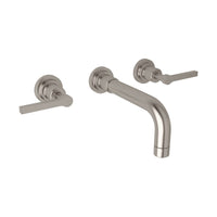 Thumbnail for ROHL Lombardia Wall Mount Widespread Bathroom Faucet - BNGBath