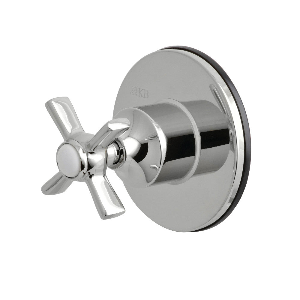 Kingston Brass KS3031ZX 3-Way Diverter Valve with Trim Kit, Polished Chrome - BNGBath