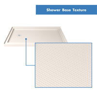 Thumbnail for DreamLine Flex 36 in. D x 60 in. W x 74 3/4 in. H Semi-Frameless Pivot Shower Enclosure and SlimLine Shower Base Kit - BNGBath