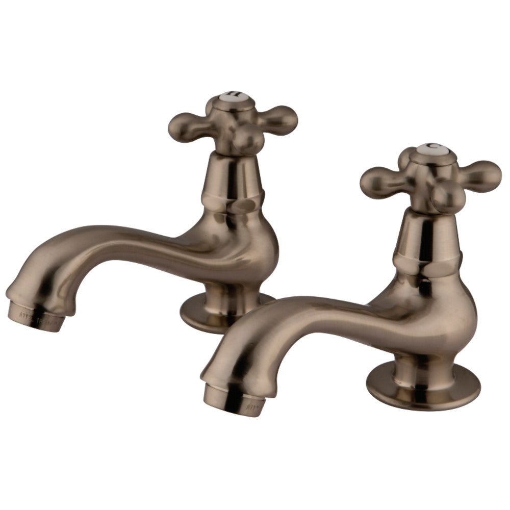 Kingston Brass KS1108AX Heritage Basin Tap Faucet, Brushed Nickel - BNGBath