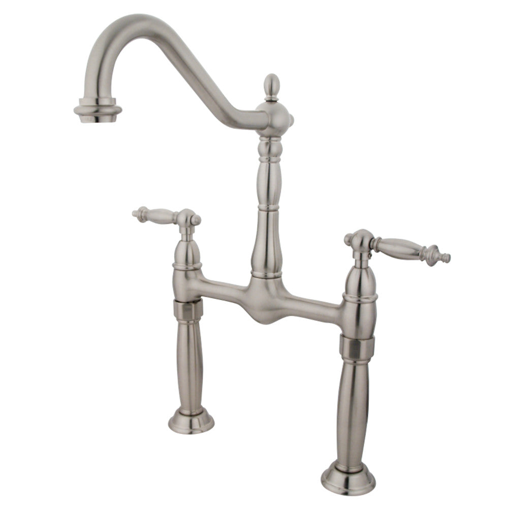 Kingston Brass KS1078TL Vessel Sink Faucet, Brushed Nickel - BNGBath