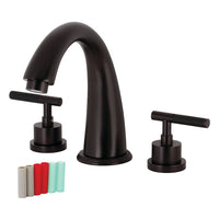 Thumbnail for Kingston Brass KS2365CKL Kaiser Two-Handle Roman Tub Faucet, Oil Rubbed Bronze - BNGBath