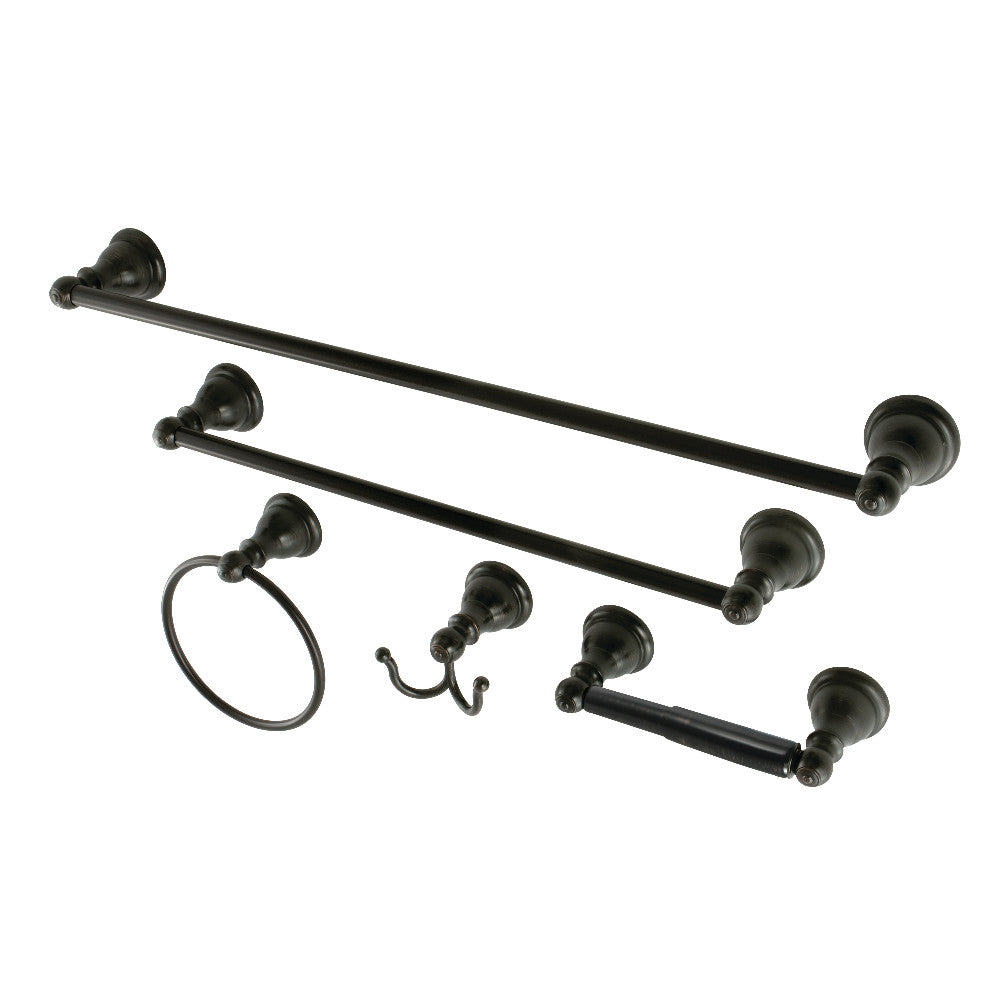 Kingston Brass BAHK5112478ORB Santa Fe 5-Piece Bathroom Accessory Set, Oil Rubbed Bronze - BNGBath