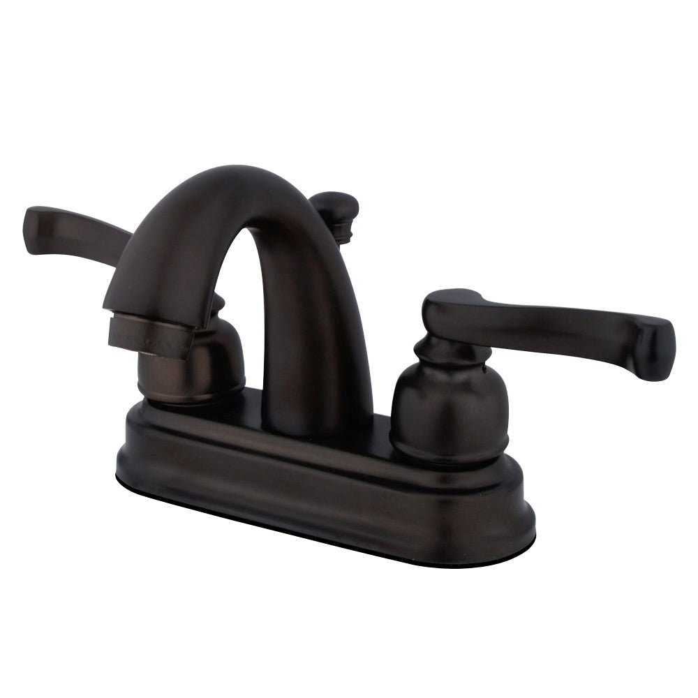 Kingston Brass KB5615FL 4 in. Centerset Bathroom Faucet, Oil Rubbed Bronze - BNGBath