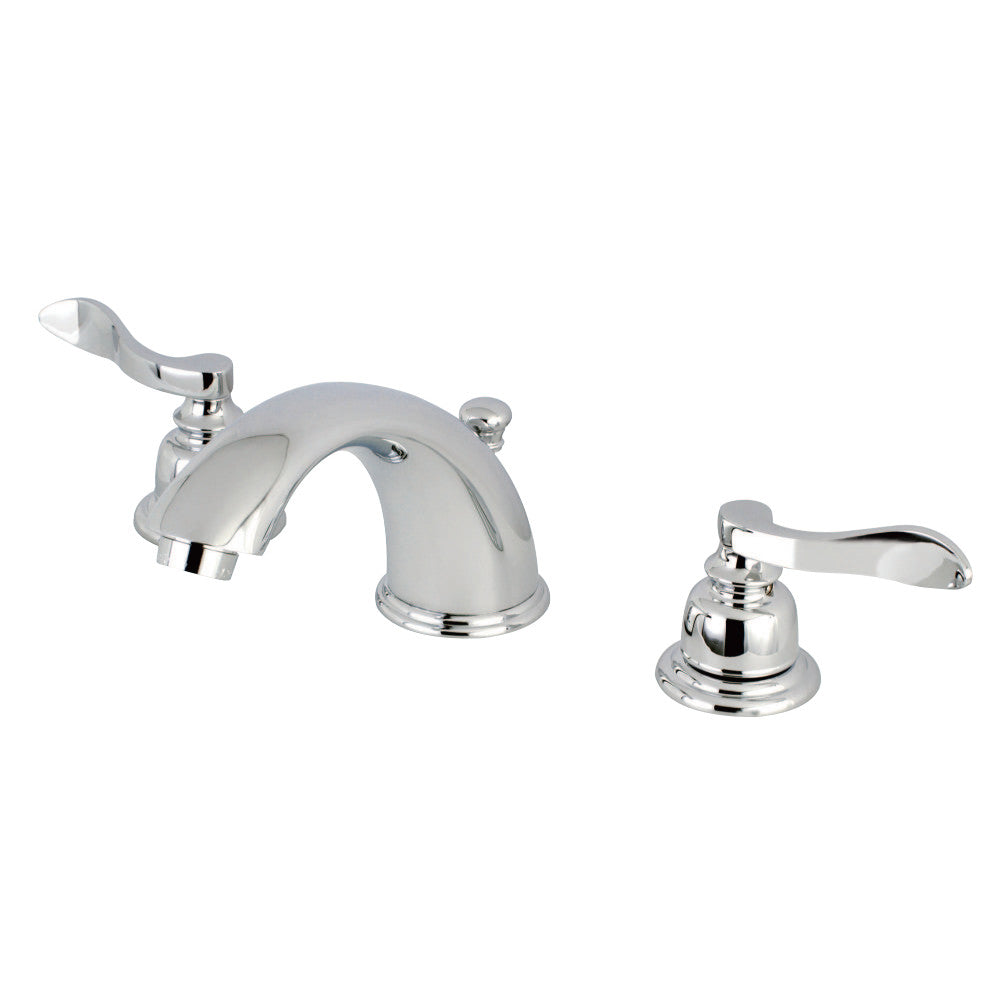 Kingston Brass KB961NFL Widespread Bathroom Faucet, Polished Chrome - BNGBath