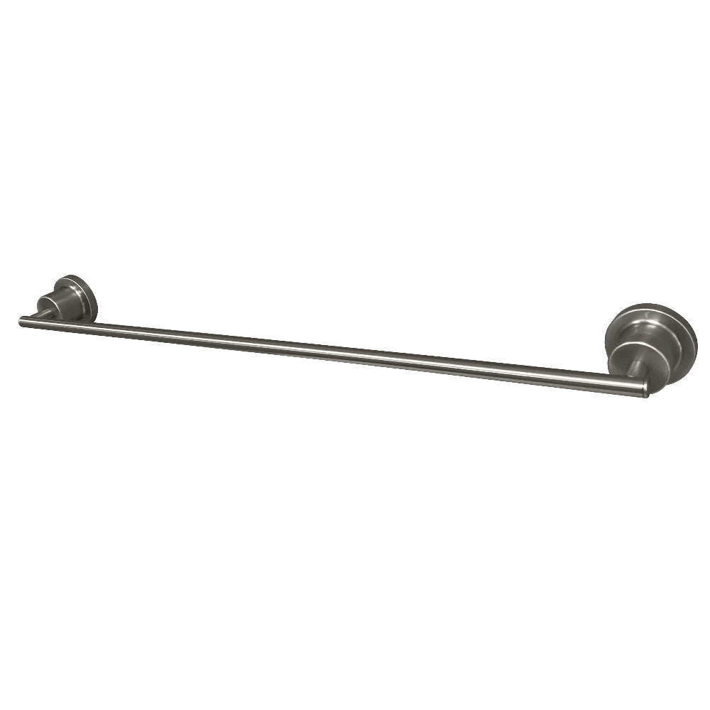 Kingston Brass BAH8211SN Concord 24-Inch Single Towel Bar, Brushed Nickel - BNGBath