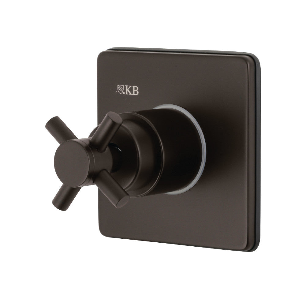 Kingston Brass KS3045DX Concord 3-Way Diverter Valve with Trim Kit, Oil Rubbed Bronze - BNGBath