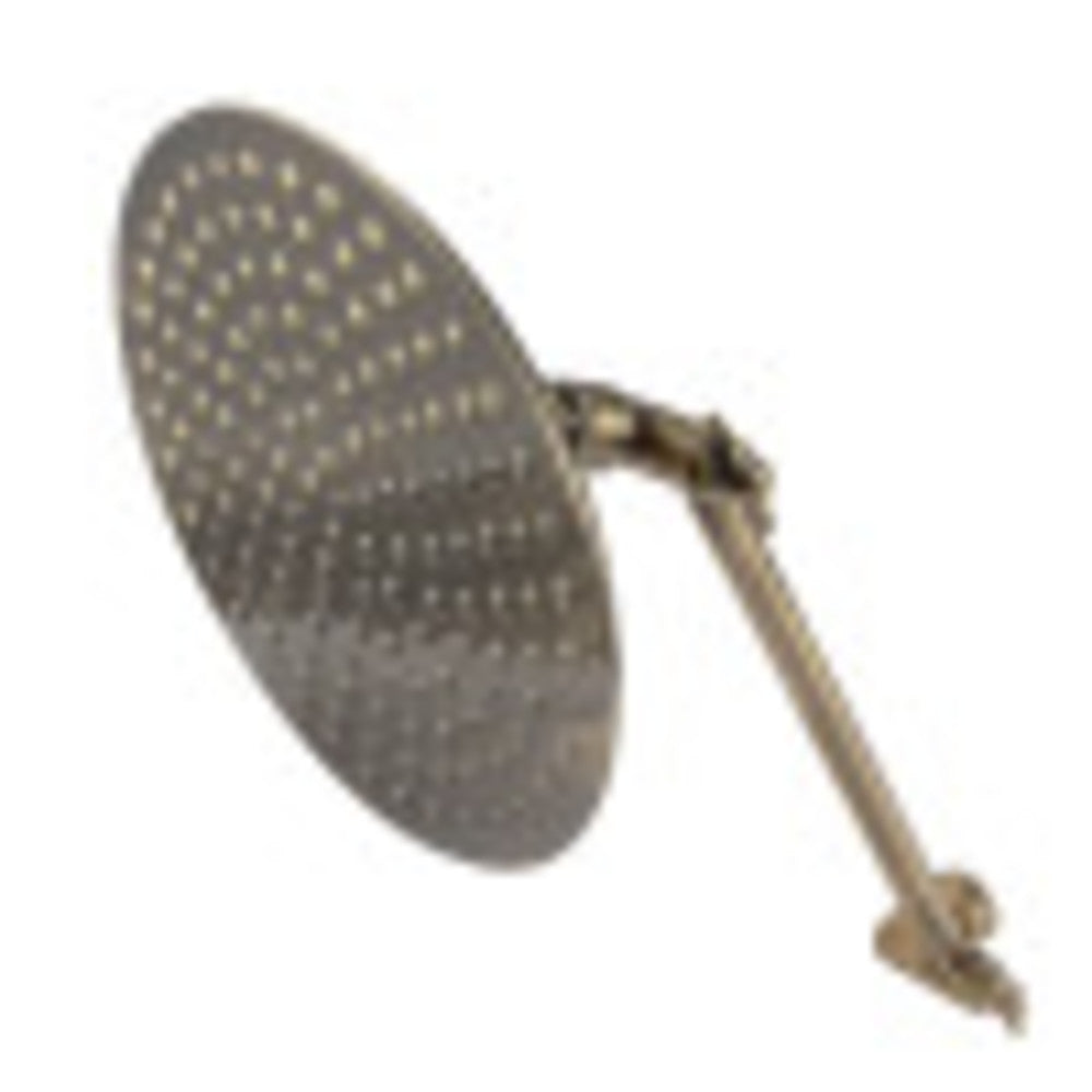 Kingston Brass K136K3 Victorian Shower Head with Adjustable Shower Arm, Antique Brass - BNGBath