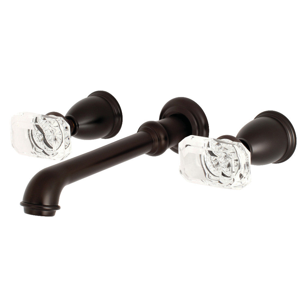 Kingston Brass KS7025KRL Krystal Onyx Wall Mount Roman Tub Faucet, Oil Rubbed Bronze - BNGBath