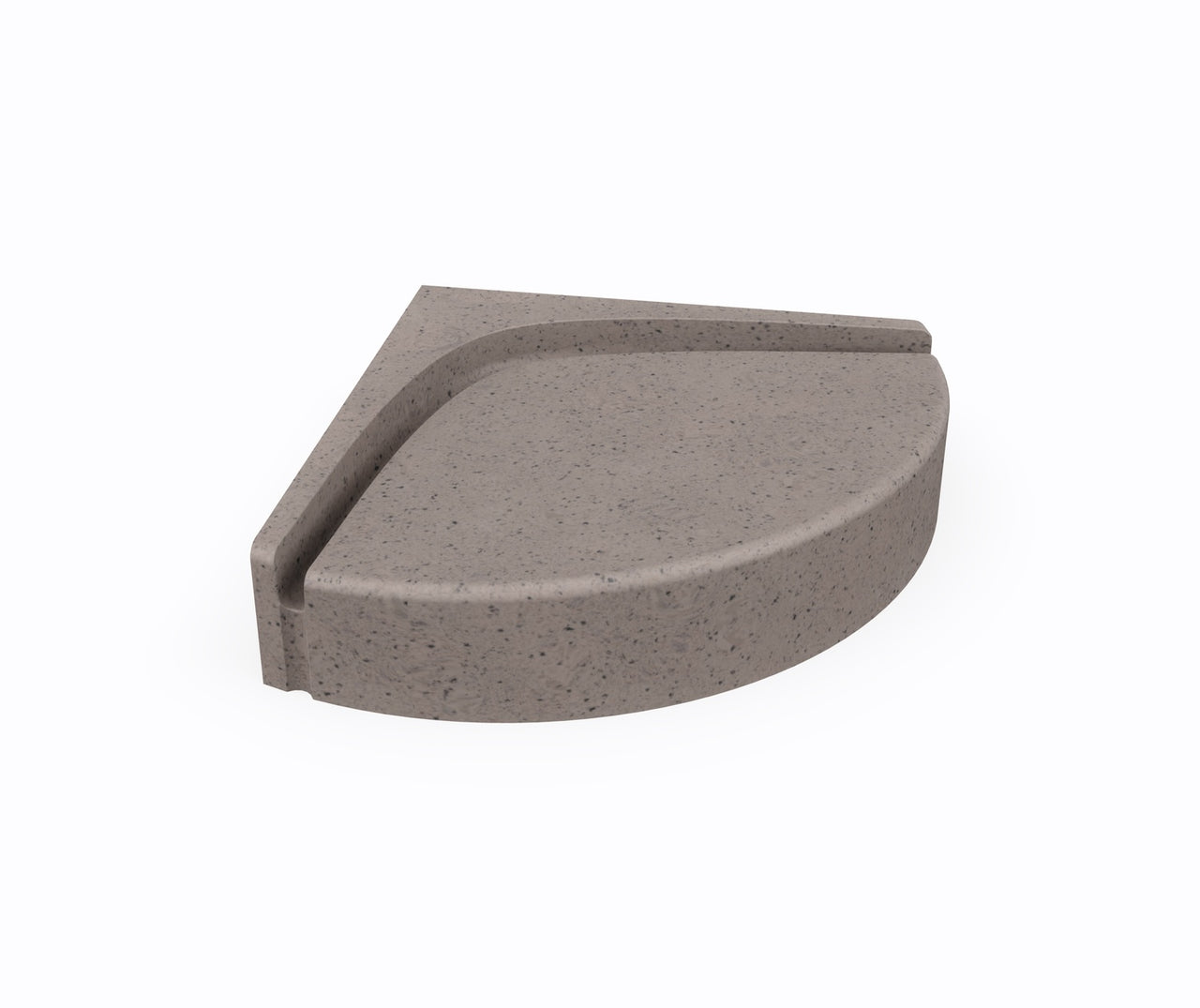 CS-1616 Corner Shower Seat in Clay